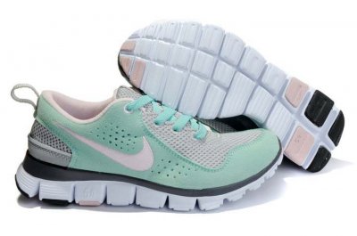 Low Price on Womens Free Run Nike 5.0 Blue Grey White